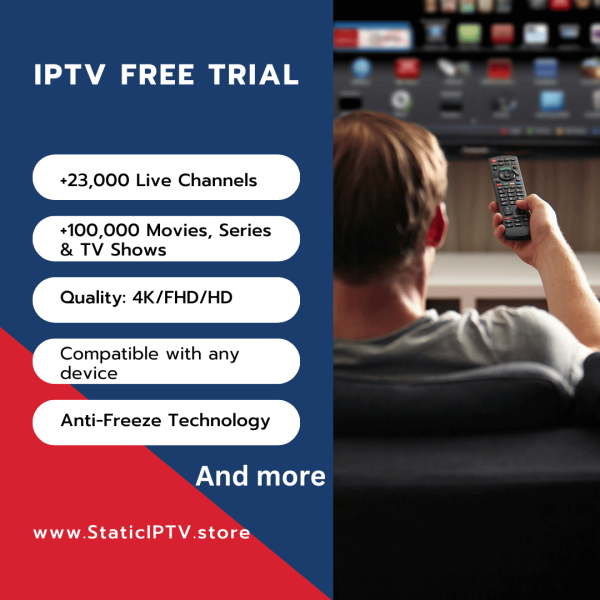 StaticIPTV FREE TRIAL