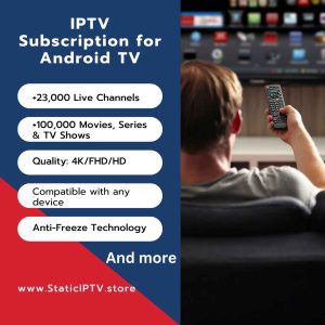 IPTV Subscription for Android TV